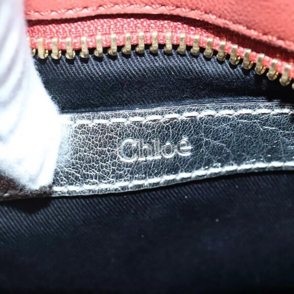 Chloe Etel Hand Bag Leather 2way Silver Auth - Picture 9 of 16